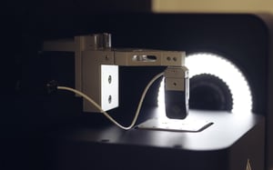 FT-MTA03 micromechanical tester showcasing 180° camera microscope position.
